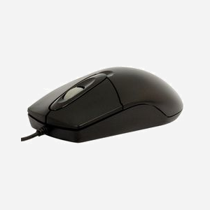 Souris A4Tech OP-720 USB Type-A Optique 800 DPI, 3 Boutons Programmables, Molette de Défilement, Noir, Compatible PC/Ordinateur portable