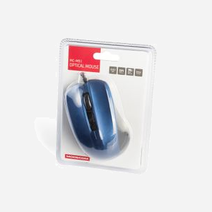Modecom MC-M9.1 Souris Optique Ambidextre USB Type-A 1600 DPI 4 Boutons Programmables, Câble 1.8m, Compatible Windows/Linux, Noir/Bleu - Miniature 5