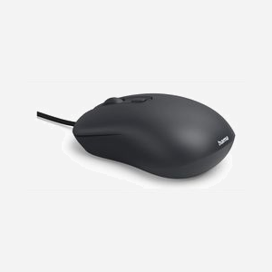 Hama CM-200 Souris Optique USB Type-A 1600 DPI, 4 Boutons, Ambidextre, Câble 1.8m, Compatible Windows, Noir, ABS/PTFE, 97g - Miniature 3