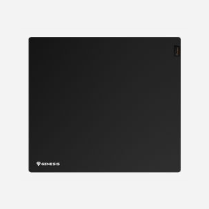 GENESIS Carbon 700 XL Tapis de souris gaming 450x400x3mm Noir, surface tissu, base caoutchouc antidérapante, rebords cousus, résistant à l'eau.