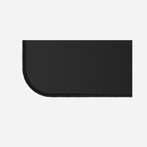 GENESIS Carbon 700 XL Tapis de souris gaming 450x400x3mm Noir, surface tissu, base caoutchouc antidérapante, rebords cousus, résistant à l'eau. - Miniature 3