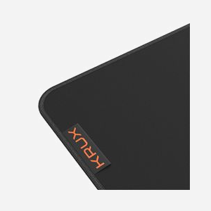 KRUX Space L - Tapis de souris gaming 380x300x3mm, Microfibre, Base antidérapante, Rebords cousus, Noir, Résistant à l'eau & poussière - Miniature 5