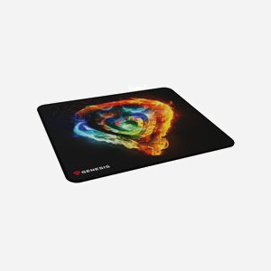 GENESIS Carbon 500 M Fire G2 - Tapis de Souris Gaming 300x250mm, Surface Tissu Imprimée, Base Caoutchouc Antidérapante, Épaisseur 2.5mm - Miniature 3
