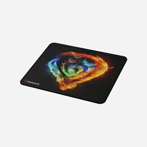 GENESIS Carbon 500 M Fire G2 - Tapis de Souris Gaming 300x250mm, Surface Tissu Imprimée, Base Caoutchouc Antidérapante, Épaisseur 2.5mm - Miniature 4