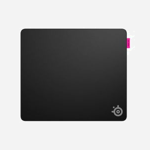 Steelseries 63430 Tapis de Souris Gaming Noir 490x420x3.5mm Monochromatique Mousse/Néoprène/Nylon Base Antidérapante Rebords Cousus Taille L