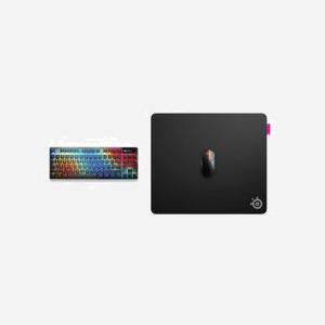 Steelseries 63430 Tapis de Souris Gaming Noir 490x420x3.5mm Monochromatique Mousse/Néoprène/Nylon Base Antidérapante Rebords Cousus Taille L - Miniature 4