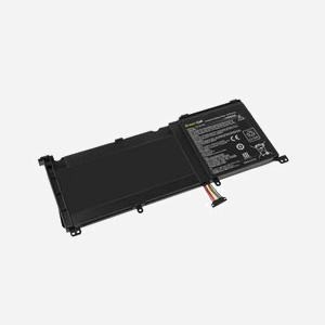 Green Cell Batterie AS130 Li-Po 3650mAh 15.2V 3 cellules pour ASUS G501J/JW/V/VW, ZenBook Pro UX501/J/JW/V/VW - Noir - Miniature 2