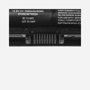 Batterie Green Cell HP96ULTRA Li-Ion 14.8V 3400mAh 4 cellules pour HP ProBook 450 G3, 455 G3, 470 G3 (remplacement) - Miniature 5