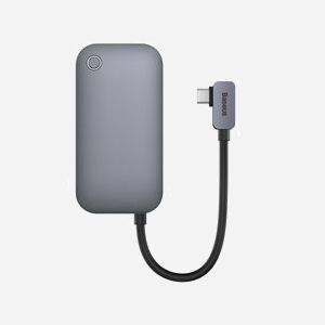 Baseus PadJoy 6 Hub USB-C 500 Mbit/s Gris : USB-C, HDMI 4K, Lecteur SD/MicroSD, Audio 3.5mm, Power Delivery 100W, Compatible Windows/Linux - Miniature 2