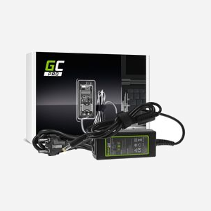 Green Cell AD66P Alimentation Intérieure 45W 19V 2.37A Noir, pour Ordinateur Portable Acer Aspire, Protections Surtension/Court-circuit, 90x38x27mm