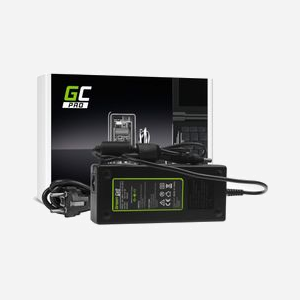 Green Cell AD22P Adaptateur Secteur 120W 100-240V CA vers CC 19V 6.3A Noir, Protections Surtension/Surchauffe/Court-circuit, Compatibilité ASUS/MSI