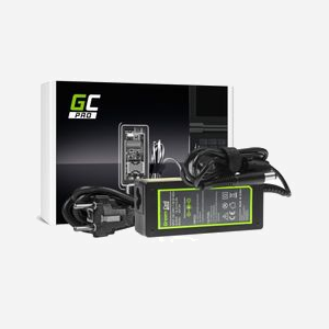 Green Cell AD12P Adaptateur Secteur 65W pour PC Portable - Entrée 100-240V, Sortie 18.5V 3.5A - Compatibilité HP ProBook/Compaq Presario - Noir - Miniature 1