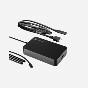 NATEC Grayling Adaptateur Secteur Universel 90W pour Ordinateur Portable, Entrée 110-240V, Sortie 5-20V, USB, Protections multiples, Noir, Référence NZU-2035