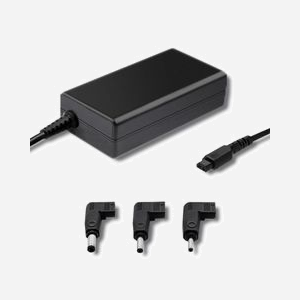 Qoltec 51757 Adaptateur Secteur 65W Noir pour Ordinateur Portable - Entrée 220-240V, Sortie 19V 3.42A, Protections Surtension/Surchauffe/Surcharge