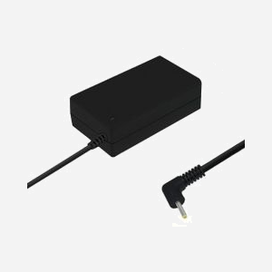 Qoltec 51503 Adaptateur secteur 40W pour ordinateur portable, 100-240V, 19V 2.1A, connecteur ASUS, protections surcharge/surtension/court-circuit, Noir, 128x52x28mm - Miniature 1
