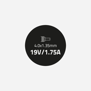 Qoltec 51507.33W Alimentation Interne 33W 19V 1.75A pour Ordinateur Portable ASUS Compatible VivoBook & Taichi - Tension 100-240V, Câble Secteur Inclus - Miniature 3
