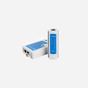 Lanberg NT-0401 Testeur de Câble Réseau UTP/STP RJ-11/RJ-12/RJ-45, Longueur Max 250m, Alimentation 9V, Dimensions 102x28x105mm - Miniature 2