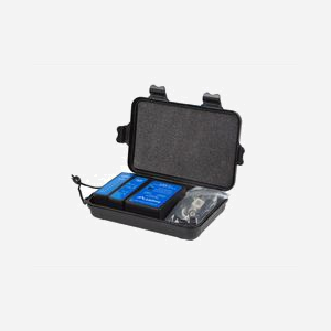 Lanberg NT-0404 Testeur PoE Réseau BNC, RJ-11, RJ-45, Tension 9V avec Indicateurs LED et Adaptateur Secteur - Noir/Bleu - Miniature 5
