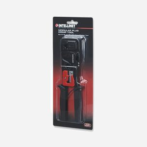 Intellinet 210836 Pince à sertir RJ-11 RJ-12 RJ-45 Acier au carbone Noir/Rouge, poids 440g, conditionnement Blister - Miniature 4