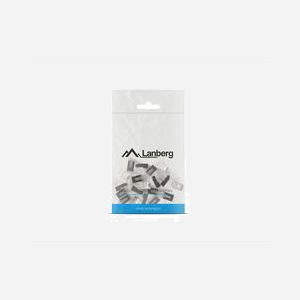 Lanberg PLS-5020 : Connecteurs RJ-45 Cat5e F/UTP (FTP) Acier inoxydable/Transparent - Lot de 20, conditionnement sachet polyéthylène - Miniature 4