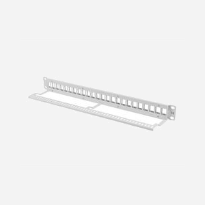 Lanberg PPKS-1024-S : Panneau de Brassage 24 Ports RJ45 1U, Métal Gris, Largeur 482.6mm, Profondeur 80mm, Hauteur 44.5mm, 390g - Miniature 3