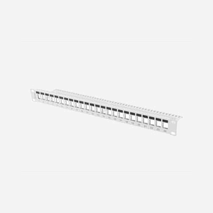 Lanberg PPKS-1024-S : Panneau de Brassage 24 Ports RJ45 1U, Métal Gris, Largeur 482.6mm, Profondeur 80mm, Hauteur 44.5mm, 390g - Miniature 4
