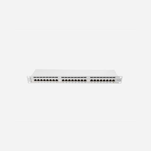 Lanberg PPS5-1024-S : Baie de Branchements 24 Ports Cat5/Cat5e 1U, Montage Rack 19", Métal Gris, 445x44.5x114.5mm, Gestion des Câbles Intégrée - Miniature 2