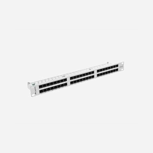 Lanberg PPU6-1048-S Panneau de Brassage 48 Ports RJ45 Catégorie 6 Non Blindé 1U Métal Gris 445x44,5x102mm - Miniature 1