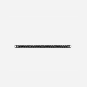 Baie de Branchement Lanberg PPU5-0024-B 24 ports RJ-45 Cat5/Cat5e 0.5U Montage Rack 440x22.2x99mm Métal Noir Certification T568A/B - Miniature 5