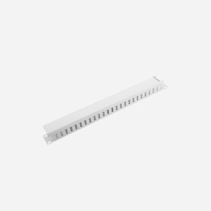 Panneau de Gestion de Câbles Lanberg AK-1201-S 1U 19" (48.3cm) Métal Gris Largeur 482.6mm Profondeur 67.5mm Hauteur 44.4mm Poids 490g