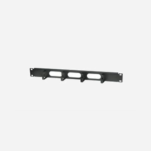 Intellinet 204279 Support de câbles pour rack noir 60x482,6x44,5 mm en acier – gestion optimisée des câbles réseau et serveurs – 1 pièce - Miniature 1