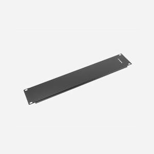 Panneau Rack Lanberg AK-1402-B 2U 19" (48.3cm) Noir, Cache pour Baie Réseau, Dimensions 482.6mm x 88.9mm x 8mm, Poids 450g - Miniature 1