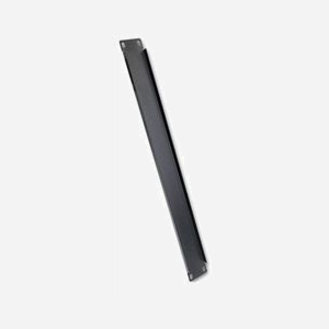 Qoltec 54512 Panneau d'Obturation Rack 1U Acier Noir 483x45x11mm 263g pour Baie Serveur, Conforme Norme Rack 19", Installation Facile - Miniature 2