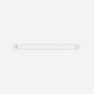 Panneau Cache Lanberg AK-1411-S 1U 19" Acier Gris Perforé 482.5 x 44.4 x 11.5 mm pour Rack Serveur 19 pouces, Poids 230g - Miniature 2