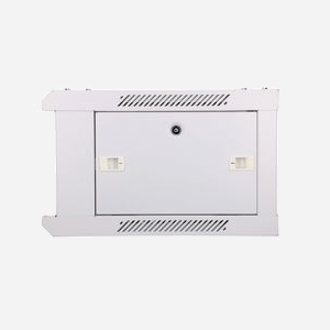 Extralink EX.8536 : Armoire Rack Murale 4U 600x450mm, Acier/Verre Gris, Porte Avant Acier/Verre Amovible, Panneaux Latéraux Amovibles, Charge 30kg - Miniature 4