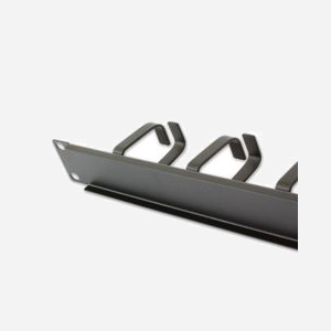 Techly I-CASE-CABLE-BK5 Panneau de gestion de câbles 1U pour rack 19", 482.6mm x 75mm x 44mm, noir, poids 525g - Miniature 4