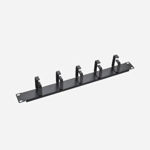 Techly I-CASE-CABLE-BK5 Panneau de gestion de câbles 1U pour rack 19", 482.6mm x 75mm x 44mm, noir, poids 525g - Miniature 5