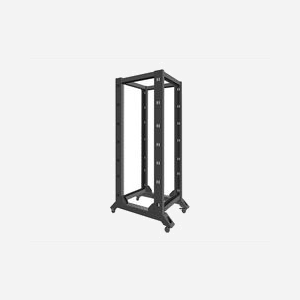 Lanberg OR01-6832-B Étagère de Base Noire 32U 19" (48,3cm) 600x800x1694mm Charge Max 600kg Épaisseur 1.5mm Poids 28kg - Miniature 2