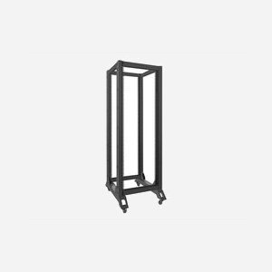 Lanberg OR01-6832-B Étagère de Base Noire 32U 19" (48,3cm) 600x800x1694mm Charge Max 600kg Épaisseur 1.5mm Poids 28kg - Miniature 3