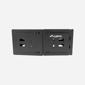 Châssis de Rack Mural Lanberg 4U 19" (48.3cm) Noir, Référence FB01-5404-10B, Dimensions 497x400x213mm, Poids 2.9kg - Miniature 2