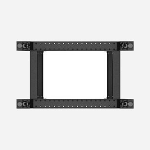 Lanberg OR01-6022-B Étagère de Base pour Rack 19" 22U Noir 600x1000x1229mm, Charge Max 600kg, Acier 1.5mm, Certifiée ANSI/EIA RS-310-D - Miniature 3