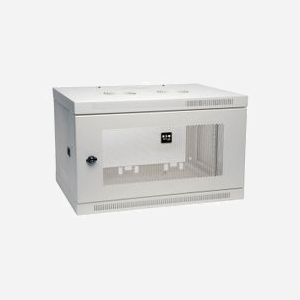 Tripp Lite SRW6UW : Rack mural 6U Blanc, charge max 90.7kg, profondeur 444.5mm, certifié EIA-310-E & RoHS, avec kit de montage mural inclus - Miniature 1