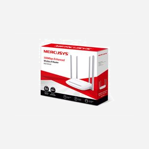 Mercusys MW325R Routeur WiFi 4 (802.11n) 2.4GHz 300Mbps Fast Ethernet 10/100 Mbps 4 Antennes 5dBi Blanc - Miniature 3