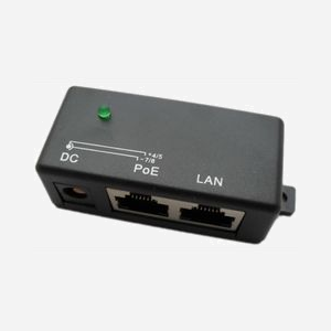 Extralink Injecteur PoE Passif 1 Port RJ45 10/100 Mbps, Alimentation 48V, Montage Mural, Indicateur LED, Compatible PoE, Dimensions du colis 300x300x460mm - Miniature 1