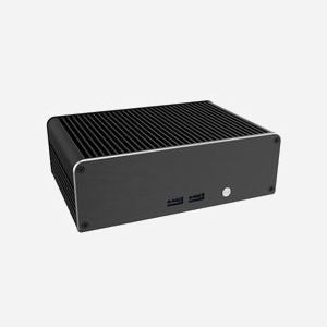 Akasa Newton CTN SFF Noir - Boîtier PC Aluminium UCFF, 168.6x113.2x55.5mm, 2x HDMI, 2x USB 2.0, 2x USB 3.2 Gen 2 Type-A, 2x USB 3.2 Gen 2x2 Type-C - Miniature 2