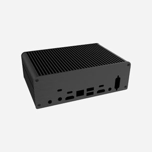 Akasa Newton CTN SFF Noir - Boîtier PC Aluminium UCFF, 168.6x113.2x55.5mm, 2x HDMI, 2x USB 2.0, 2x USB 3.2 Gen 2 Type-A, 2x USB 3.2 Gen 2x2 Type-C - Miniature 4