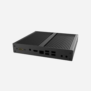 Boîtier serveur Akasa Plato NE Rack 1U noir pour mini-PC (200,4 x 184 x 34,5 mm) - Réf. A-NUC59-M1B - Compatible Intel NUC et systèmes embarqués - Miniature 3