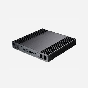 Akasa Plato X8 SFF Noir, Boîtier PC Aluminium UCFF pour Intel NUC8i7/i5/i3 BEH/BEK, 2.5", USB 3.2 Gen 1, Montage VESA, 247x240x38.5mm - Miniature 3