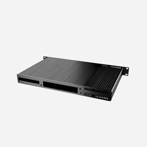 Boîtier serveur Akasa Galileo TU1 Rack 1U noir pour disques 2.5" - Format mini-ITX, dimensions 482.6 x 278 x 43.6 mm, référence A-ITX27-M1B - Miniature 4