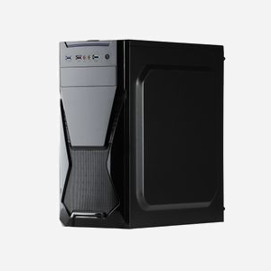 Akyga AK13BK Boîtier PC Micro Tower Noir, Acier/ABS, Micro-ATX/Mini-ITX/ATX, 3x 3.5", 3x 2.5", 1x 5.25" interne/externe, USB 3.2 Gen 1, Ventilation 120mm avant/arrière/lateral (optionnel) - Miniature 2